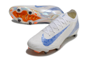 CHUTEIRA NIKE AIR ZOOM MERCURIAL VAPOR 16 ELITE TRAVA MISTA "BLUEPRINT" - BRANCA E AZUL