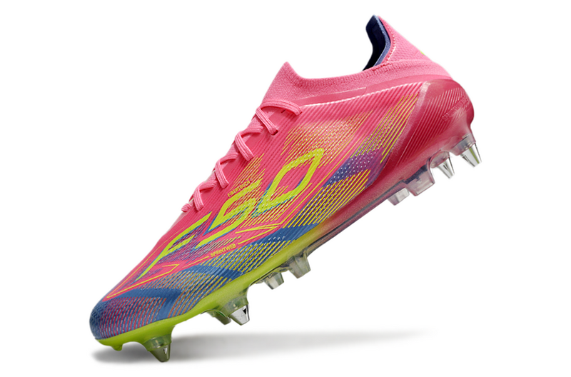 ADIDAS F50.1 ELITE TRAVA MISTA "MIAMI VICE" - ROSA E VERDE