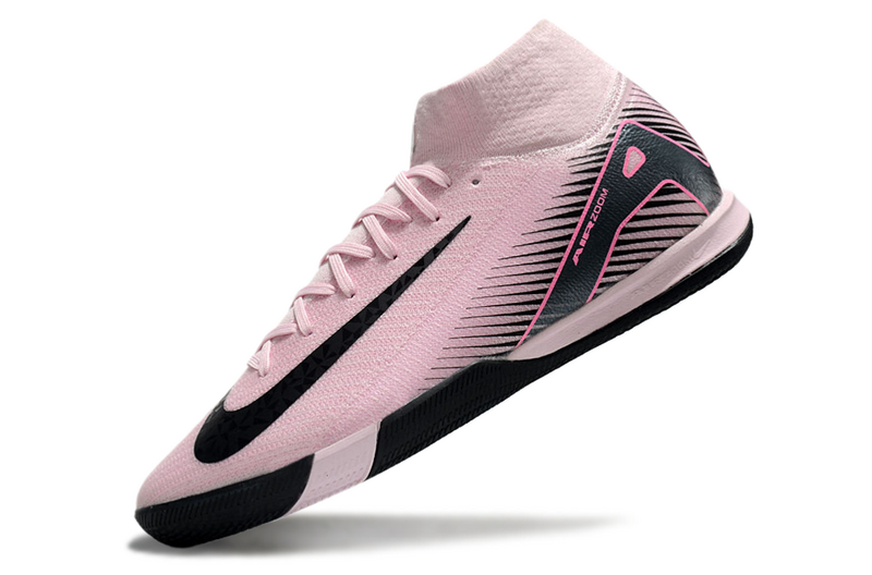 CHUTEIRA NIKE AIR ZOOM MERCURIAL SUPERFLY 10 ELITE FUTSAL - ROSA E PRETA