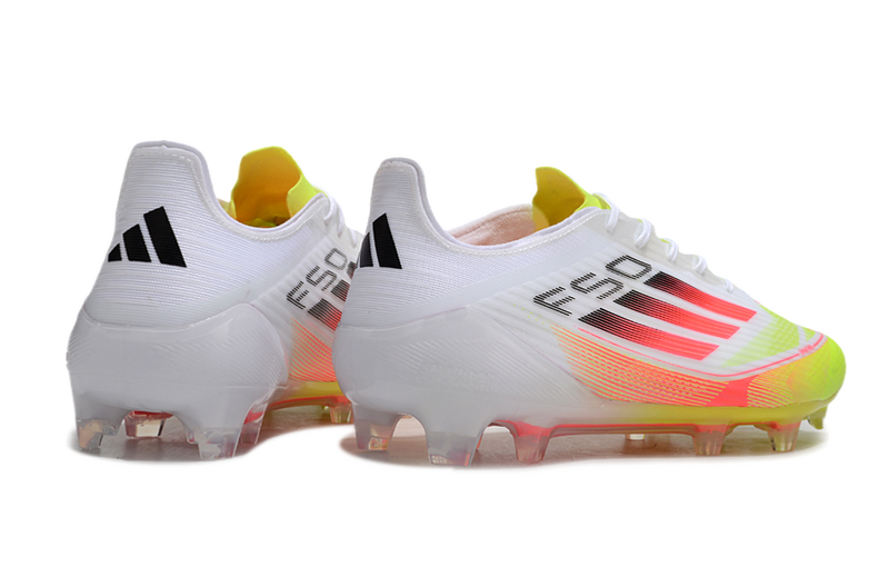 CHUTEIRA ADIDAS F50 ELITE CAMPO - BRANCA e COLORIDA