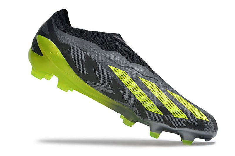 CHUTEIRA ADIDAS X CRAZYFAST+ CAMPO "CRAZY CHARGED" - PRETA E VERDE