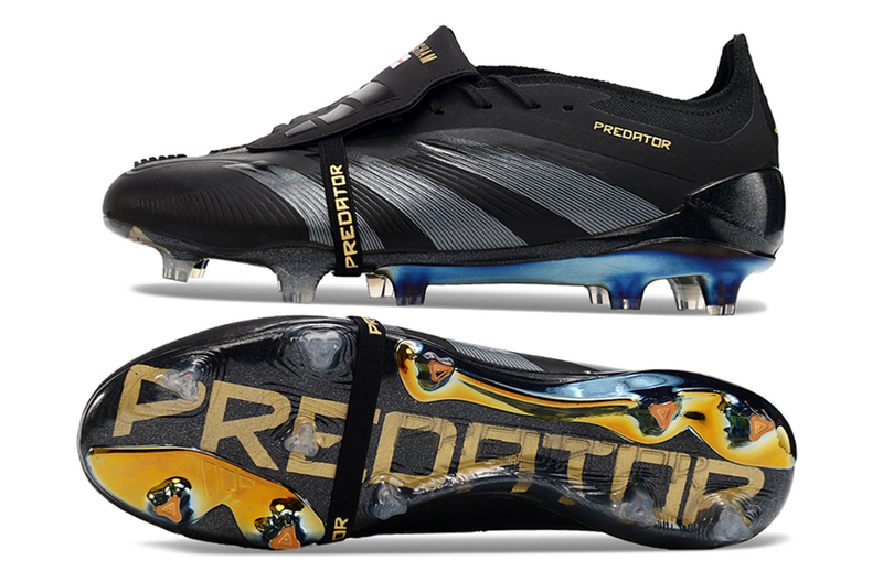 ADIDAS PREDATOR 24 FT ELITE CAMPO - PRETA E CINZA