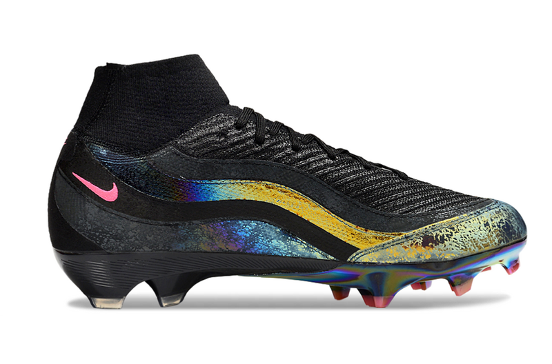 CHUTEIRA NIKE AIR ZOOM MERCURIAL SUPERFLY 10 ELITE CAMPO "AIR MAX 95" - PRETA