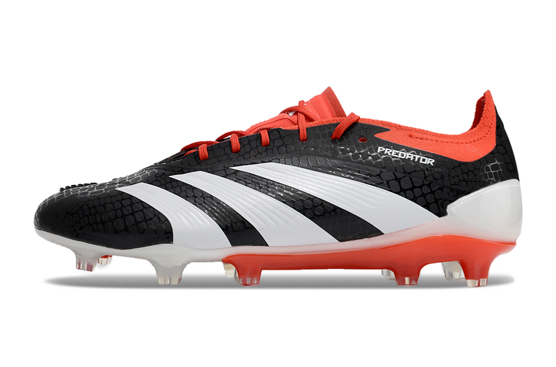 ADIDAS PREDATOR 24 ELITE CAMPO - LARANJA E PRETA