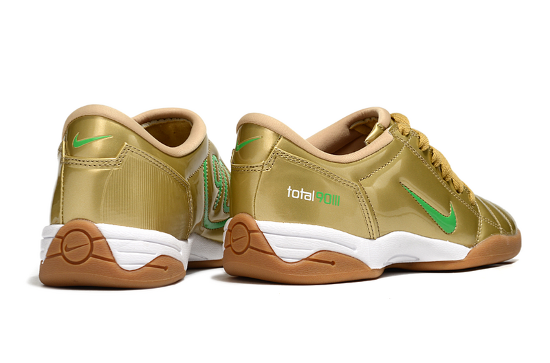 CHUTEIRA NIKE TOTAL 90 III FUTSAL - DOURADA E VERDE