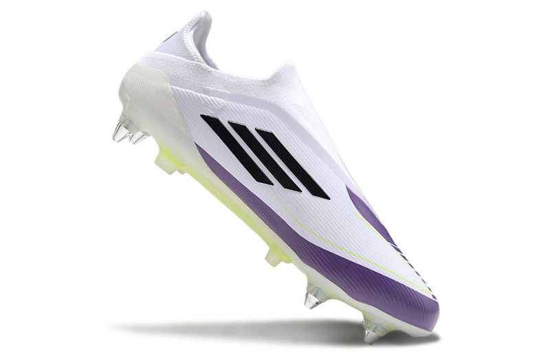 ADIDAS F50 LACELASS ELITE TRAVA MISTA "TRIUNFO ESTELAR" - BRANCA E ROXA