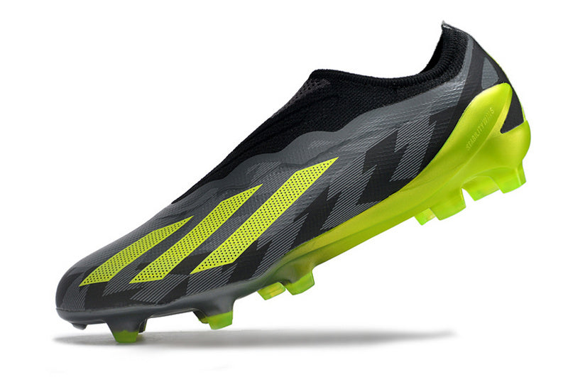 CHUTEIRA ADIDAS X CRAZYFAST+ CAMPO "CRAZY CHARGED" - PRETA E VERDE