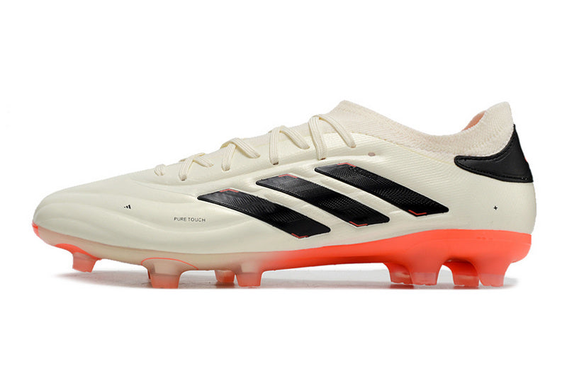 CHUTEIRA ADIDAS COPA PURE II CAMPO "SOLAR ENERGY" - BRANCA E LARANJA