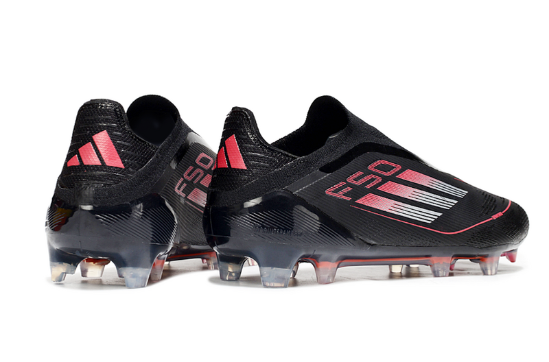 ADIDAS F50 LACELESS ELITE CAMPO "STEALTH VICTORY" - PRETA E VERMELHA