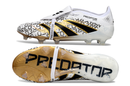 ADIDAS PREDATOR 25 FT ELITE CAMPO - BRANCA E DOURADA