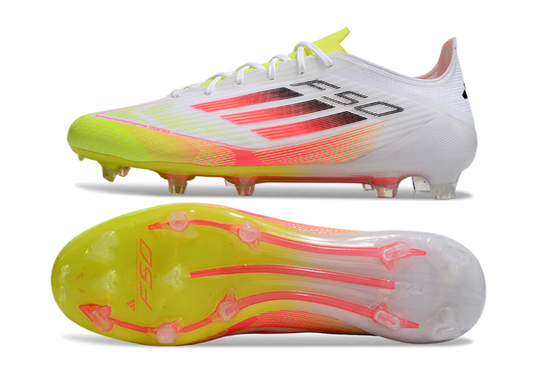 CHUTEIRA ADIDAS F50 ELITE CAMPO - BRANCA e COLORIDA