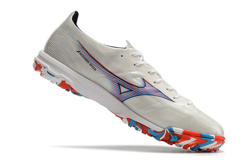 CHUTEIRA MIZUNO ALPHA SOCIETY - BRANCA, AZUL E VERMELHA