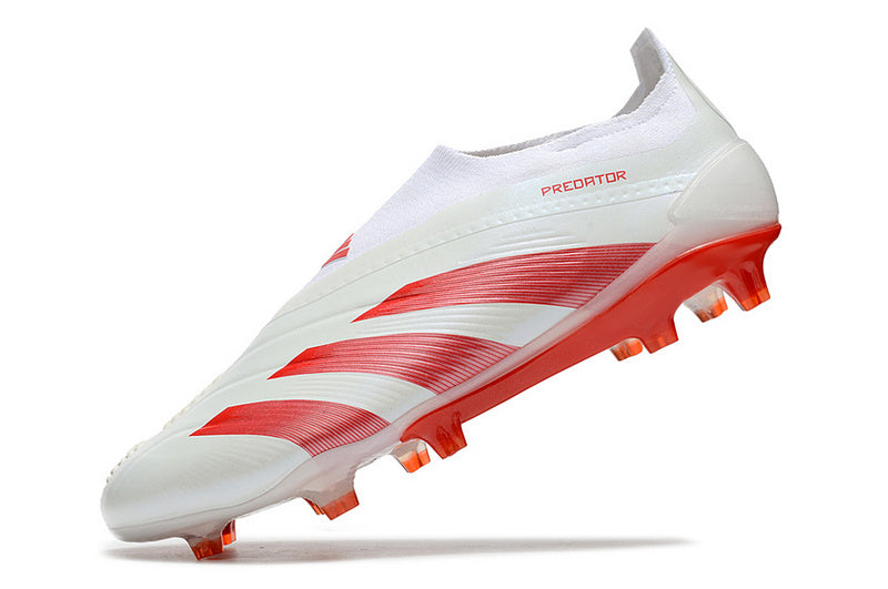 ADIDAS PREDATOR 24 LACELESS ELITE CAMPO "ARNOLD" - BRANCA E VERMELHA