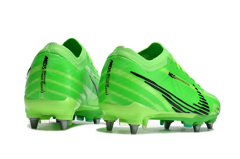 CHUTEIRA NIKE AIR ZOOM MERCURIAL VAPOR 15 ELITE TRAVA MISTA "DREAM SPEED 8" - VERDE E PRETA