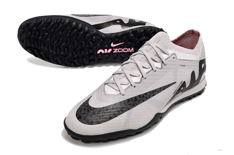CHUTEIRA NIKE MERCURIAL AIR ZOOM VAPOR 15 ELITE SOCIETY "RESING GEM" - CINZA