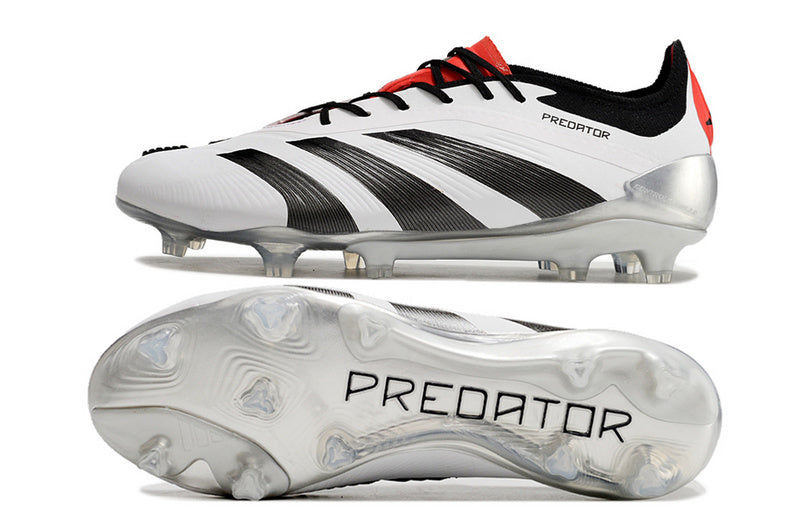 ADIDAS PREDATOR 24 ELITE CAMPO - BRANCA E PRETA
