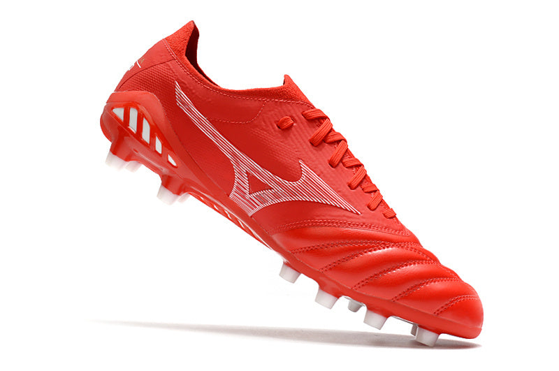 CHUTEIRA MIZUNO MORELIA NEO III JAPAN CAMPO "REALEASE" - VERMELHA