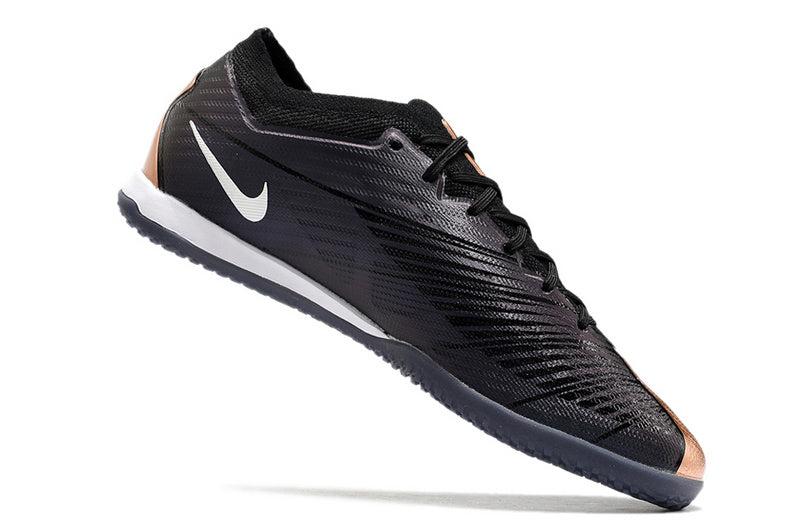 CHUTEIRA NIKE AIR ZOOM MERCURIAL VAPOR 15 ELITE FUTSAL "2001" - PRETA E COBRE
