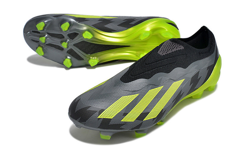 CHUTEIRA ADIDAS X CRAZYFAST+ CAMPO "CRAZY CHARGED" - PRETA E VERDE