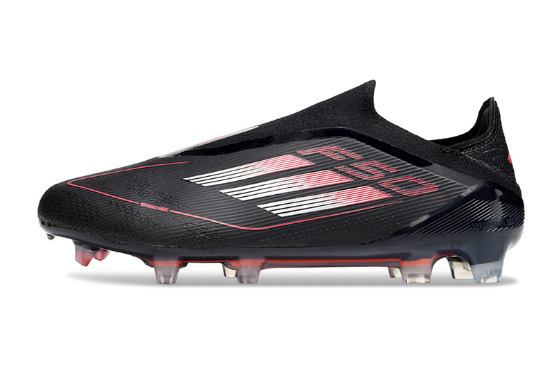 ADIDAS F50 LACELESS ELITE CAMPO "STEALTH VICTORY" - PRETA E VERMELHA