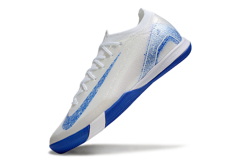 CHUTEIRA NIKE AIR ZOOM MERCURIAL VAPOR 16 ELITE FUTSAL "BLUEPRINT" - BRANCA E AZUL