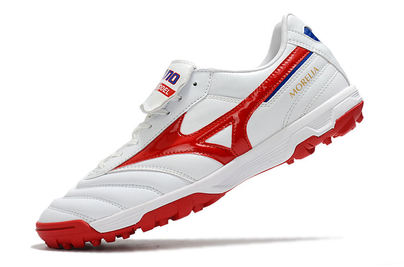 CHUTEIRA MIZUNO MORELIA II SOCIETY - BRANCA E VERMELHA