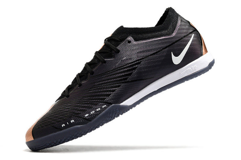 CHUTEIRA NIKE AIR ZOOM MERCURIAL VAPOR 15 ELITE FUTSAL "2001" - PRETA E COBRE