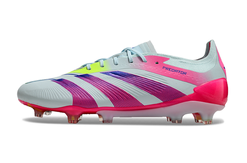 ADIDAS PREDATOR 24 ELITE CAMPO "STELLAR ICON" - BRANCA E ROSA