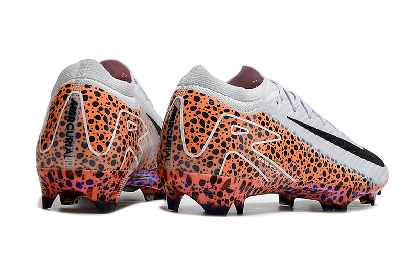 CHUTEIRA NIKE AIR ZOOM MERCURIAL VAPOR 16 ELITE CAMPO "ELECTRIC" - CINZA E LARANJA
