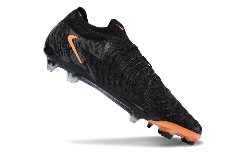 CHUTEIRA NIKE PHANTOM GX II ELITE CAMPO - PRETA E LARANJA