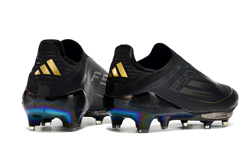 CHUTEIRA ADIDAS F50 LACELESS LIGHTSTRIKE PRO ELITE CAMPO "DARK SPARK" – PRETA
