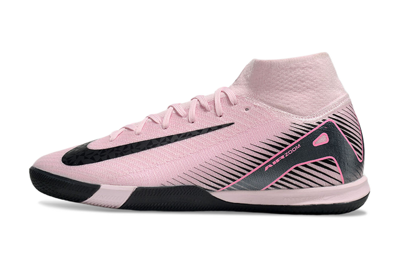 CHUTEIRA NIKE AIR ZOOM MERCURIAL SUPERFLY 10 ELITE FUTSAL - ROSA E PRETA