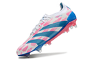 ADIDAS PREDATOR 24 ELITE TRAVA MISTA "REEMERGENCE" - BRANCA, AZUL E ROSA