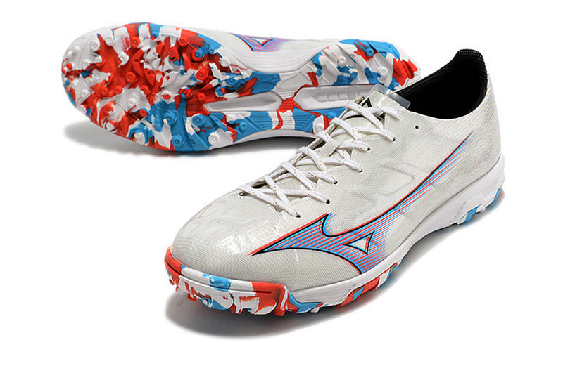 CHUTEIRA MIZUNO ALPHA SOCIETY - BRANCA, AZUL E VERMELHA