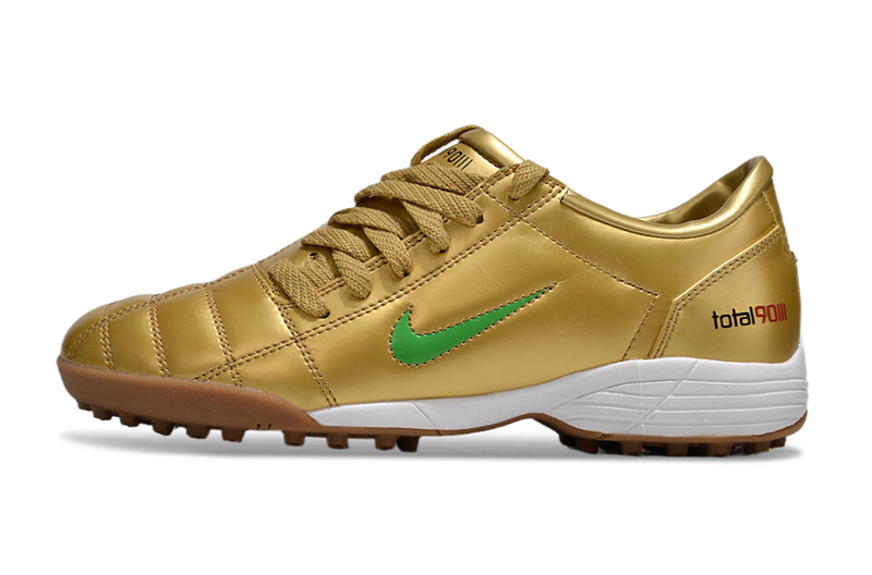 CHUTEIRA NIKE TOTAL 90 III SOCIETY - DOURADA E VERDE