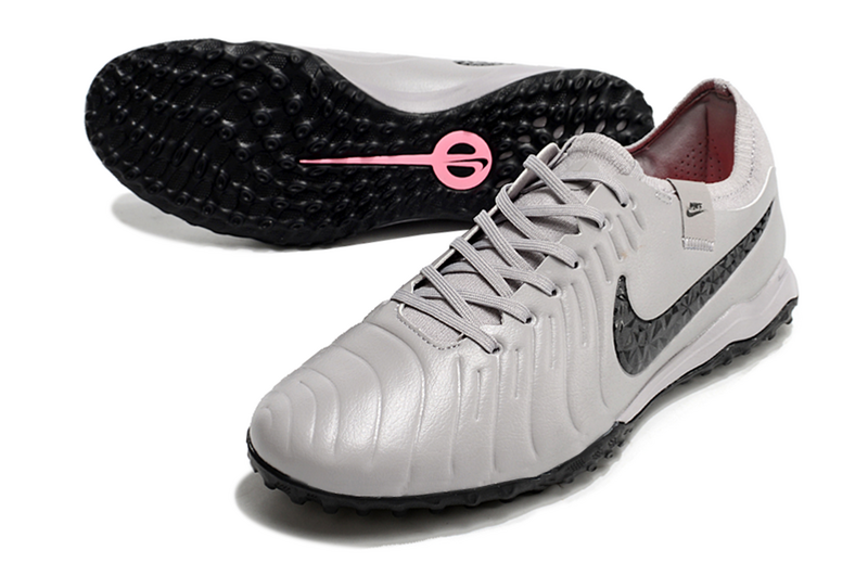 CHUTEIRA NIKE TIEMPO LEGEND 10 SOCIETY "RESING GEM" - CINZA E PRETA