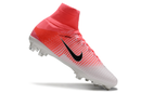 CHUTEIRA NIKE MERCURIAL SUPERFLY 5 ELITE CAMPO - ROSA E BRANCA