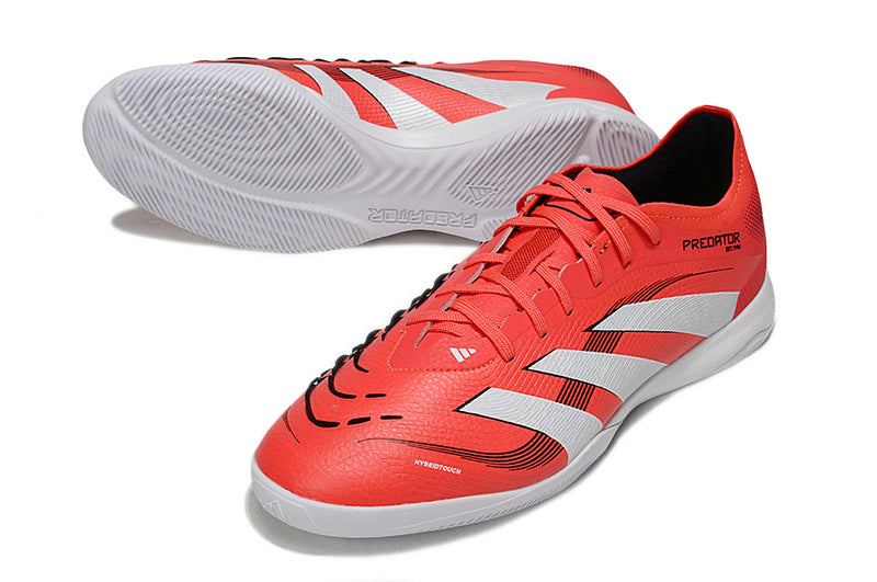 CHUTEIRA ADIDAS PREDATOR 25 ELITE FUTSAL "PURE VICTORY" - VERMELHA E BRANCA