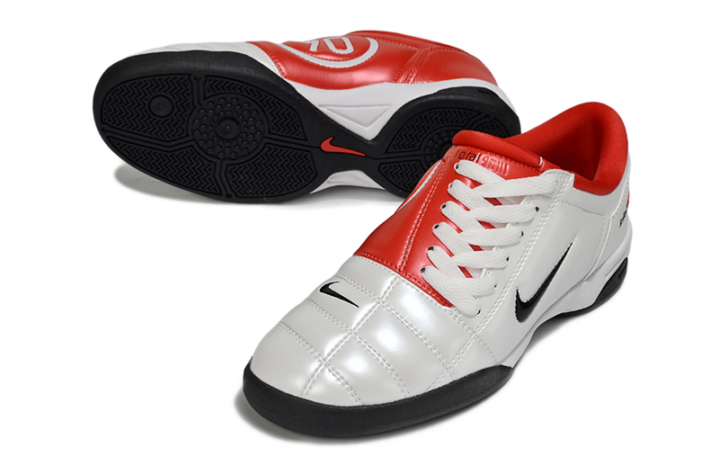 CHUTEIRA NIKE TOTAL 90 III FUTSAL - BRANCA E VERMELHA