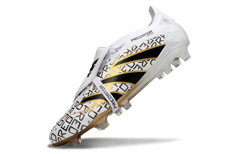 ADIDAS PREDATOR 25 FT ELITE CAMPO - BRANCA E DOURADA