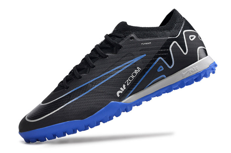 CHUTEIRA NIKE  MERCURIAL AIR ZOOM VAPOR 15 ELITE SOCIETY "SHADOW" - PRETA E AZUL