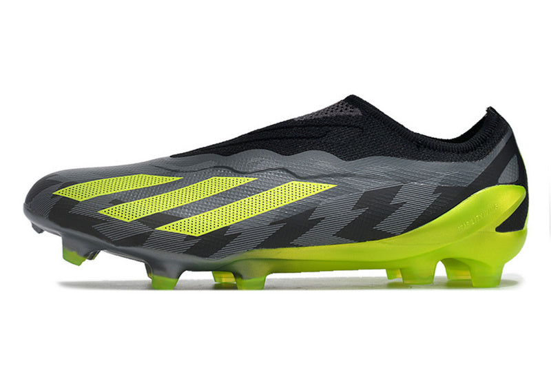 CHUTEIRA ADIDAS X CRAZYFAST+ CAMPO "CRAZY CHARGED" - PRETA E VERDE