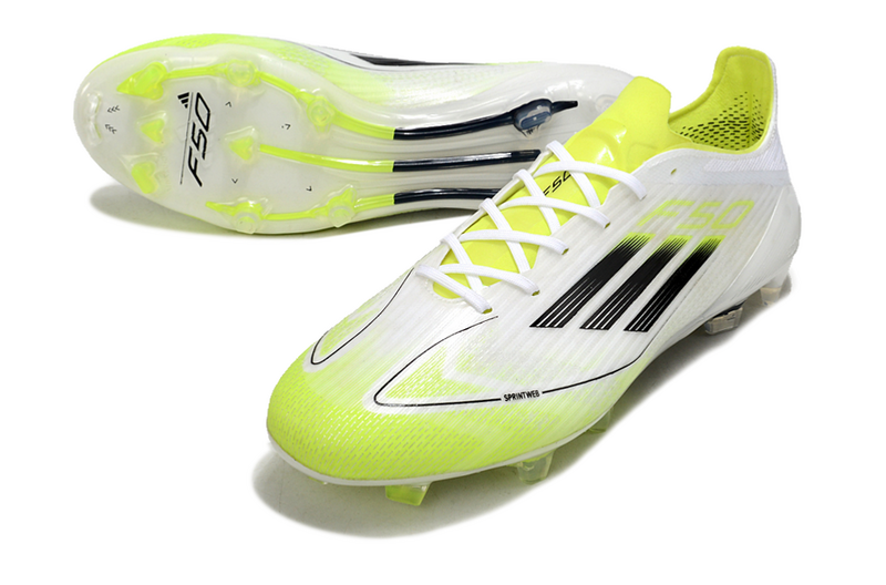 CHUTEIRA ADIDAS F50 ELITE CAMPO - BRANCA E VERDE