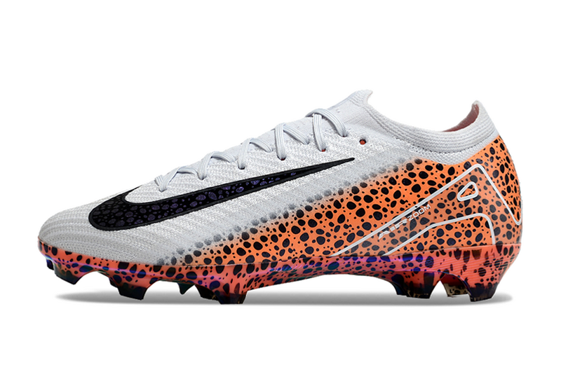 CHUTEIRA NIKE AIR ZOOM MERCURIAL VAPOR 16 ELITE CAMPO "ELECTRIC" - CINZA E LARANJA