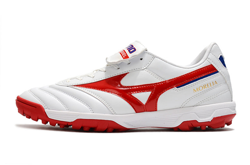 CHUTEIRA MIZUNO MORELIA II SOCIETY - BRANCA E VERMELHA