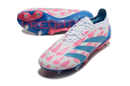 ADIDAS PREDATOR 24 ELITE TRAVA MISTA "REEMERGENCE" - BRANCA, AZUL E ROSA