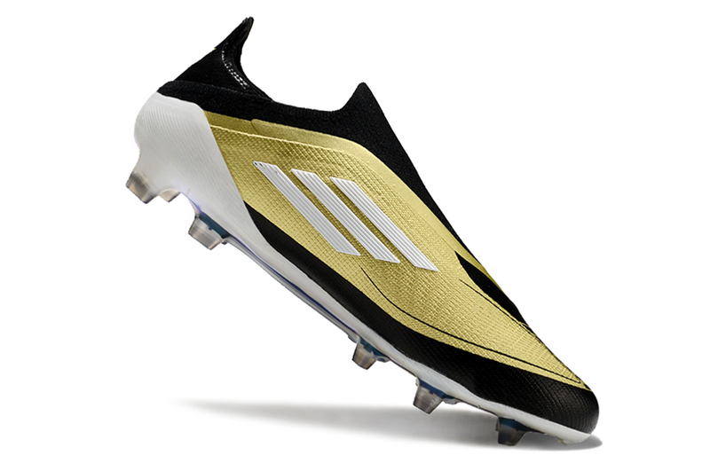 ADIDAS F50 LACELASS ELITE CAMPO "TRIUNFO DOURADO" – PRETA E DOURADA