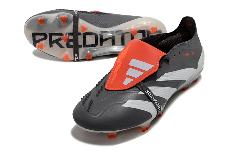 ADIDAS PREDATOR 24 FT ELITE CAMPO - CINZA E BRANCA