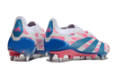 ADIDAS PREDATOR 24 ELITE TRAVA MISTA "REEMERGENCE" - BRANCA, AZUL E ROSA