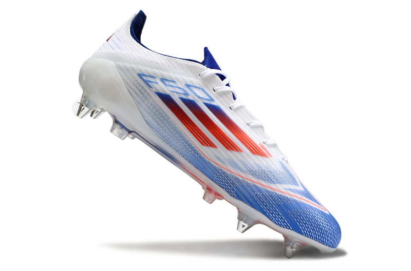 ADIDAS F50 ELITE TRAVA MISTA "ADVACEMENT" - BRANCA E COLORIDA